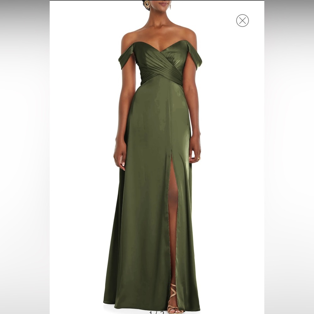 Petite Olive Green Gown